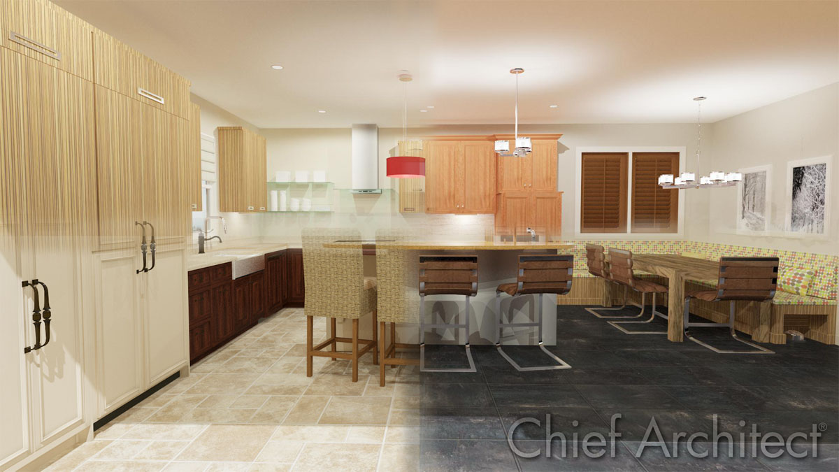 how to use chief architect premier x8 to remodel kitchen